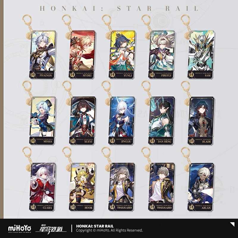 [PO] HSR Official Merch ✦ Splash Art Series | Acrylic Keychain
