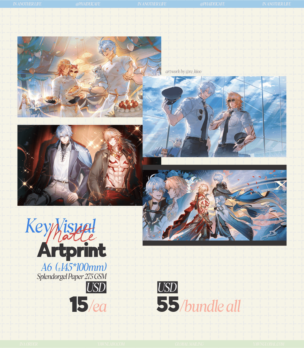 [PO] HSR Fan Merch ✦ In Another Life: Phaidei Project - Batch 2 [ENDS ON 04/30]
