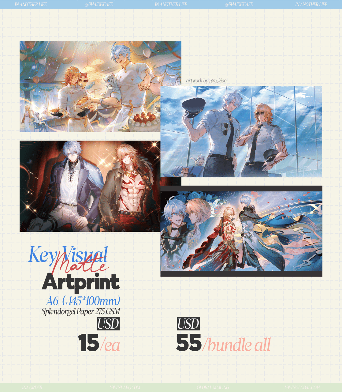 [PO] HSR Fan Merch ✦ In Another Life: Phaidei Project - Batch 2 [ENDS ON 04/30]