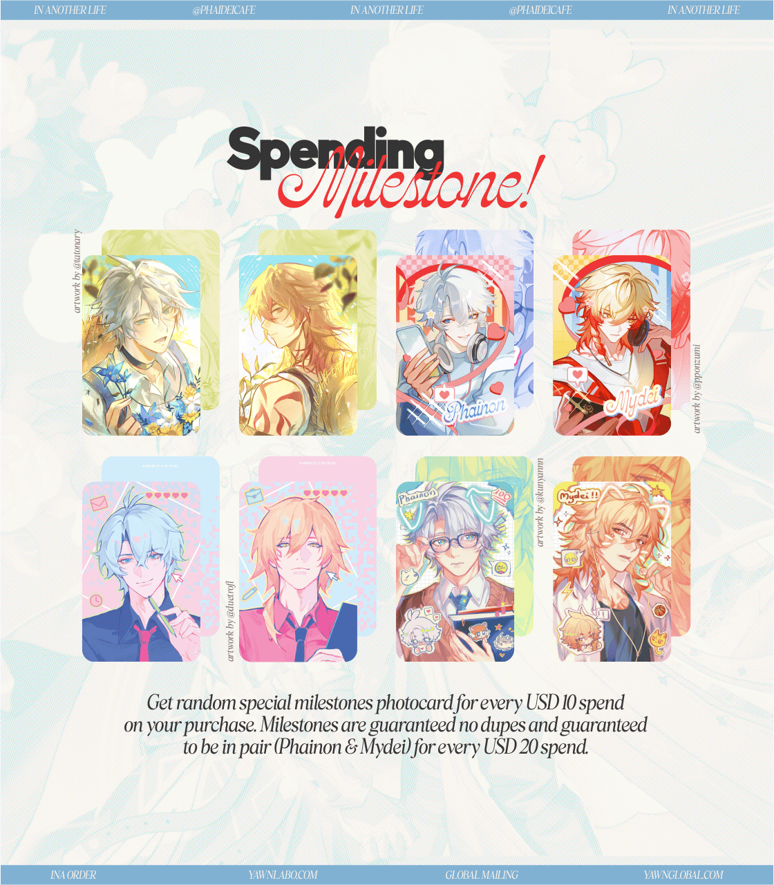 [PO] HSR Fan Merch ✦ In Another Life: Phaidei Project - Batch 2 [ENDS ON 04/30]